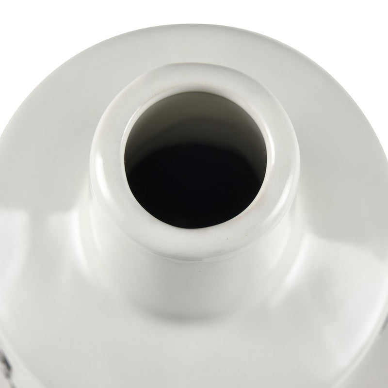 Atlas Lighting Melton Small Vase, White