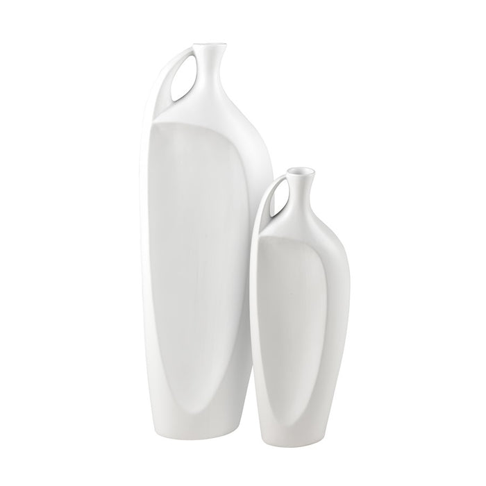Atlas Lighting Messe Small Vase, White