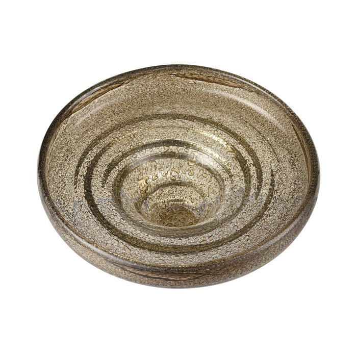 Atlas Lighting Metcalf Bowl, Bubbled Brown