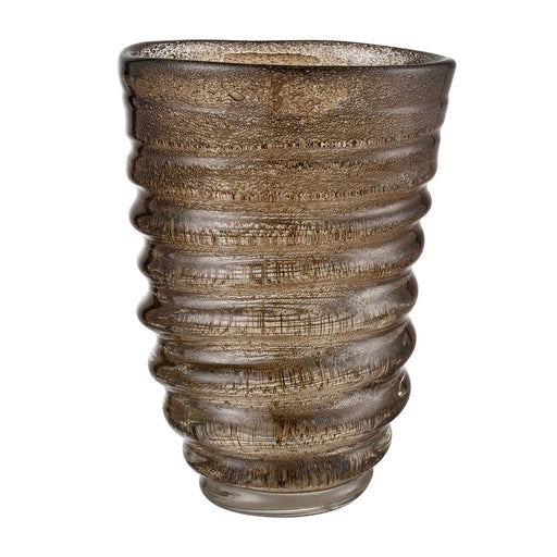Atlas Lighting Metcalf Large Vase, Bubbled Brown - AC11478-02