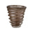 Atlas Lighting Metcalf Small Vase, Bubbled Brown - AC11479-01