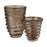 Atlas Lighting Metcalf Small Vase, Bubbled Brown