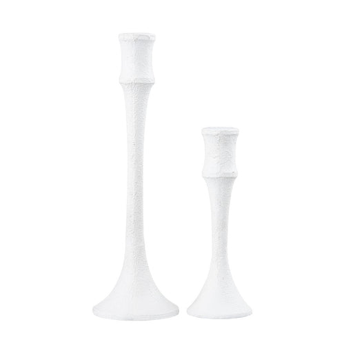 Atlas Lighting Miro Candleholder Set of 2, Plaster White - AC11482-01S