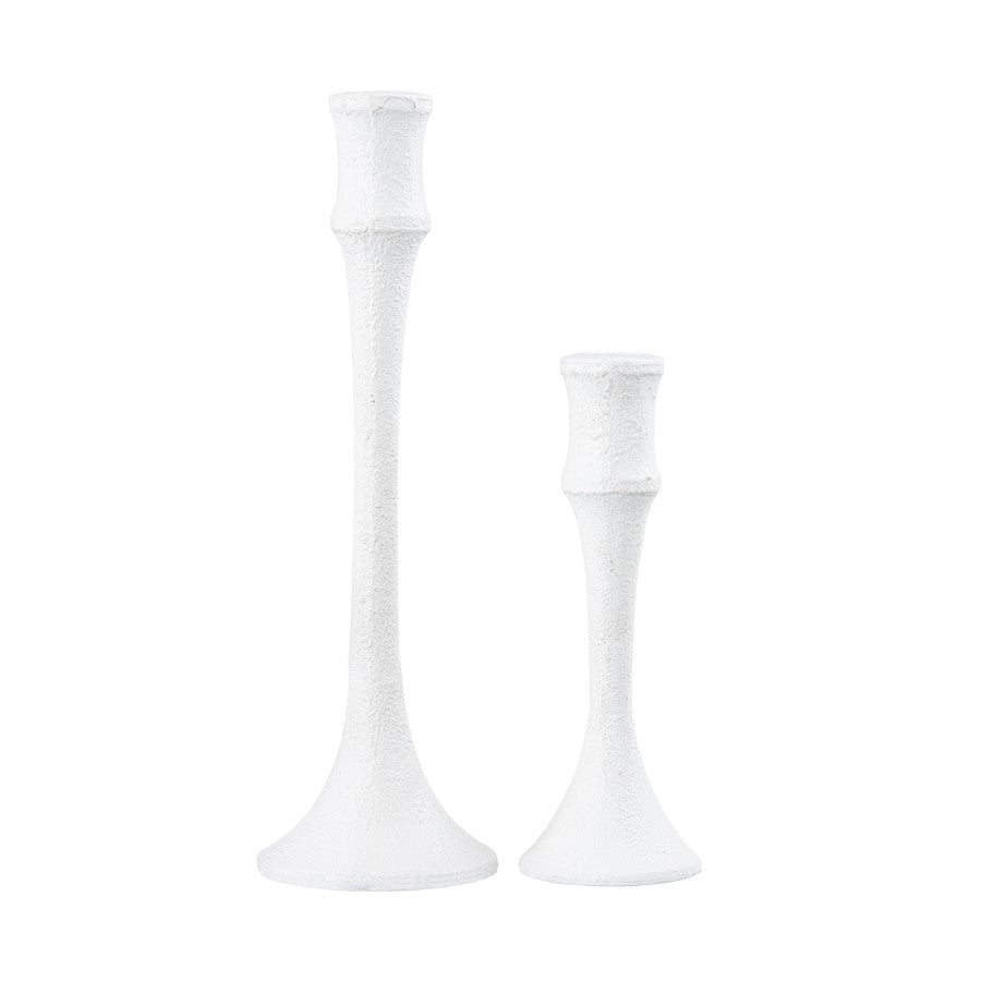 Atlas Lighting Miro Candleholder Set of 2, Plaster White - AC11482-01S