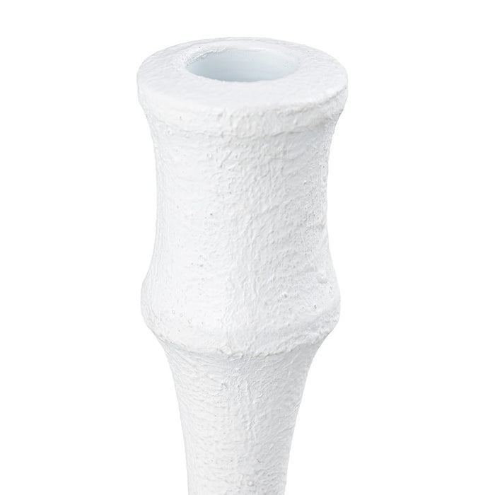 Atlas Lighting Miro Candleholder Set of 2, Plaster White