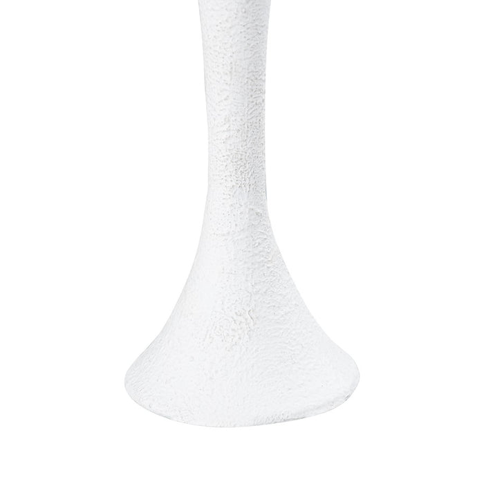 Atlas Lighting Miro Candleholder Set of 2, Plaster White