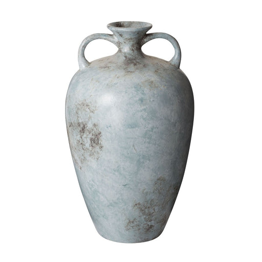 Atlas Lighting Mottled Starling Vase, Pale Blue