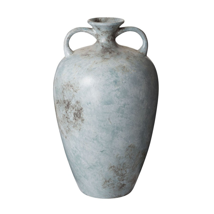 Atlas Lighting Mottled Starling Vase, Pale Blue