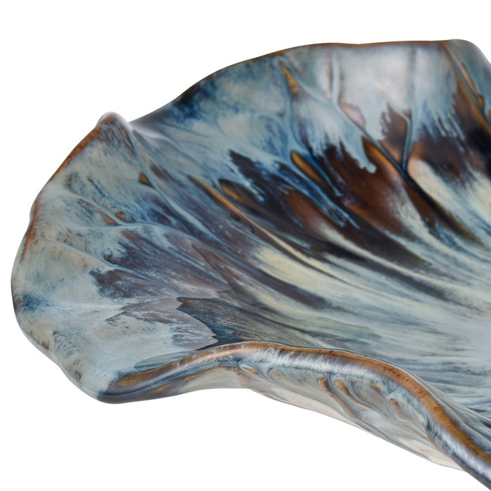 Atlas Lighting Mulry Charger, Prussian Blue Glazed