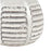 Atlas Lighting Muriel Small Vase, Aged White Glazed