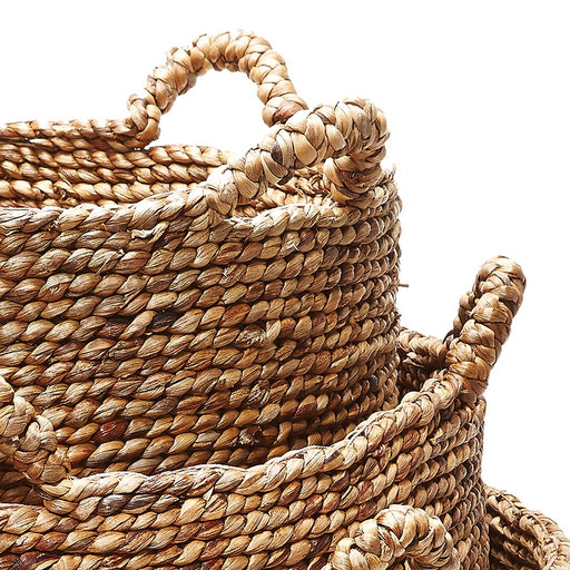 Atlas Lighting Natural Low Rise Basket, Set of 3, Natural