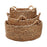 Atlas Lighting Natural Low Rise Basket, Set of 3, Natural