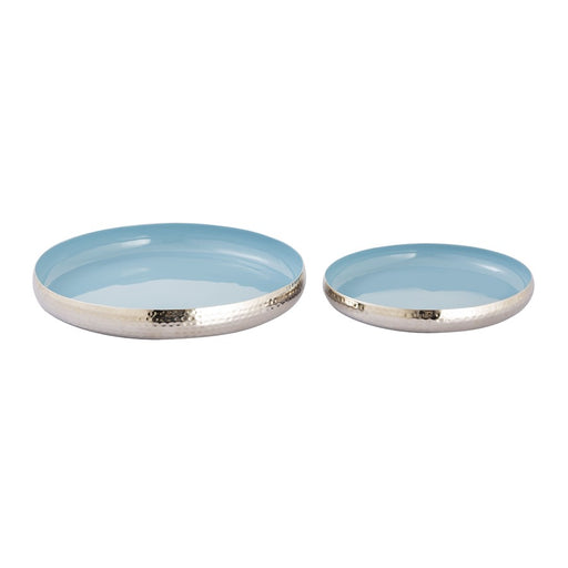 Atlas Lighting Nelson Tray Set of 2,Lt Blue Enamel - AC11498-01S