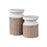 Atlas Lighting Norris Candleholder Set of 2, Beige - AC11502-01S