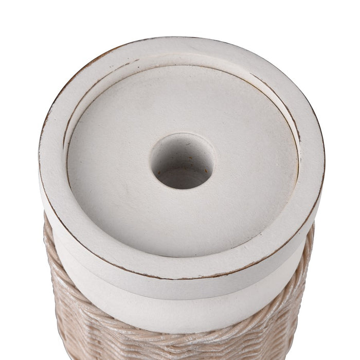 Atlas Lighting Norris Candleholder Set of 2, Beige