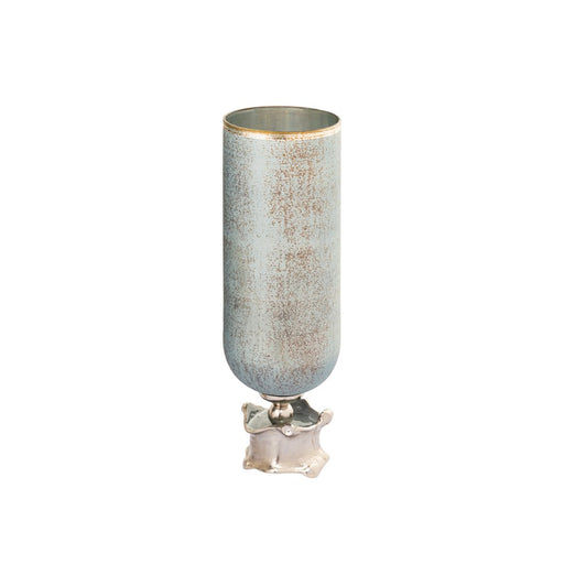 Atlas Lighting Oasis Medium Vase, Frosted Blue
