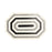 Atlas Lighting Octagonal Striped Box Set of 2, White