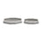 Atlas Lighting Octagonal Striped Tray Set of 2, White - AC11505-01S