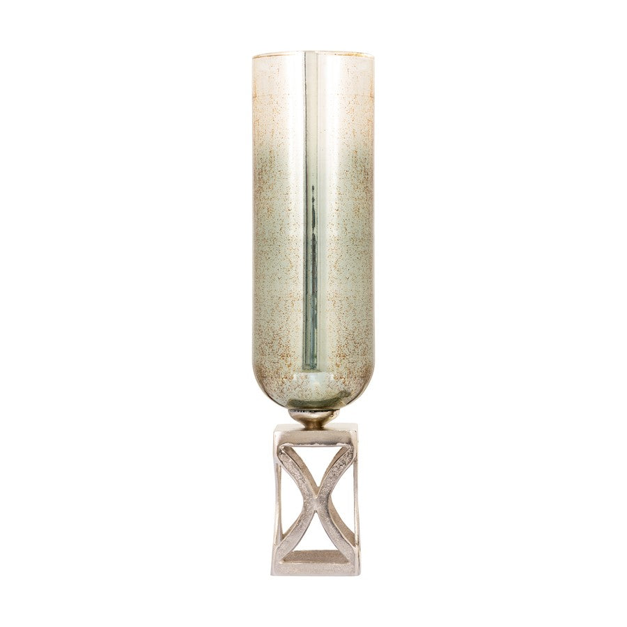 Atlas Lighting Opal Large Vase, German Silver - AC11513-02