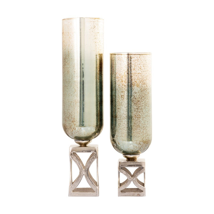 Atlas Lighting Opal Large Vase, German Silver