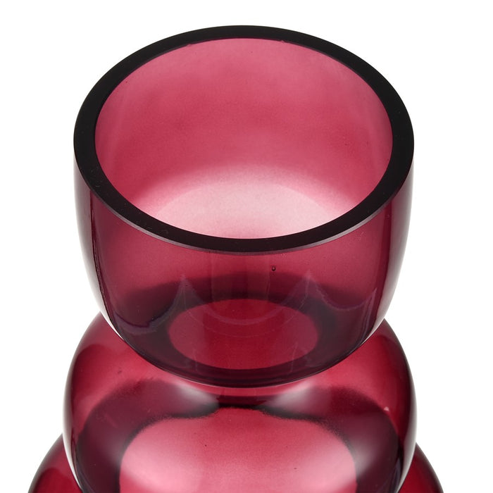 Atlas Lighting Oria Large Vase, Maroon