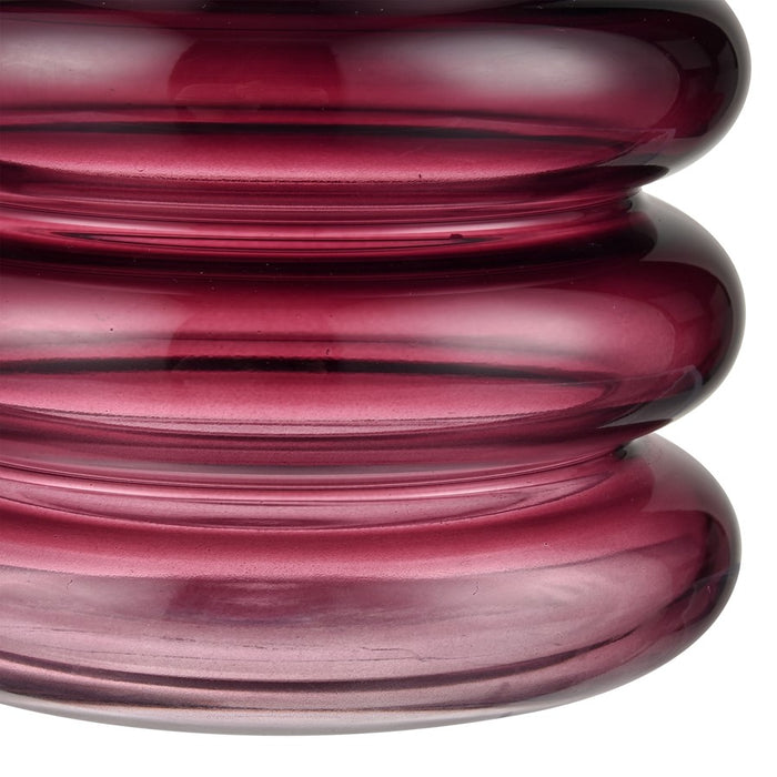 Atlas Lighting Oria Small Vase, Maroon