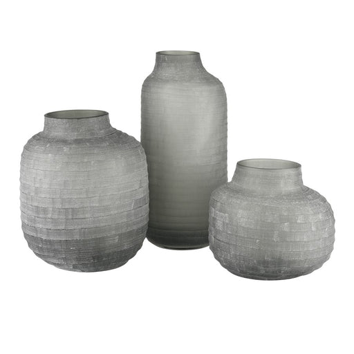 Atlas Lighting Otto Small Vase, Gray