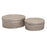 Atlas Lighting Oval Large Pebble Box, Nickel