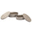 Atlas Lighting Oval Large Pebble Box, Nickel