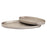 Atlas Lighting Oval Pebble Tray Set of 2, Nickel