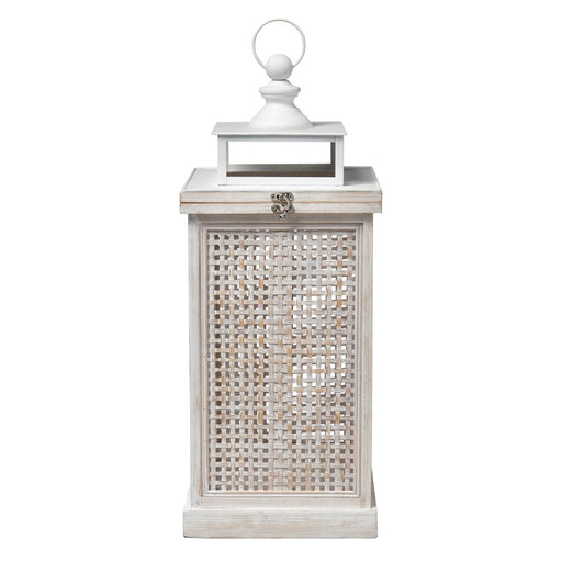 Atlas Lighting Paley Lantern Set of 2, Weathered White