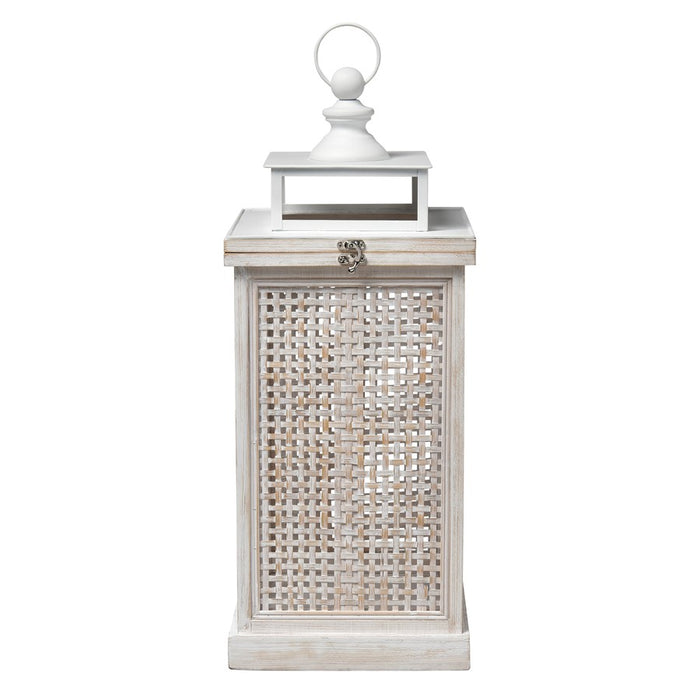 Atlas Lighting Paley Lantern Set of 2, Weathered White