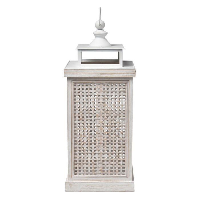 Atlas Lighting Paley Lantern Set of 2, Weathered White