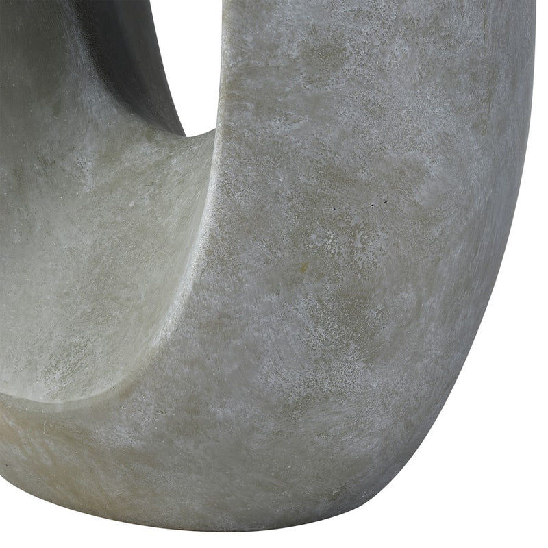 Atlas Lighting Parga Extra Large Bottle | Modern Faux Concrete Composite Vase | Living Room & Entryway Statement Decor | Model AC11527-01