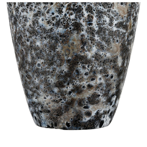 Atlas Lighting Pedraza Small Vase, Marbled Black