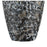 Atlas Lighting Pedraza Small Vase, Marbled Black
