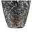Atlas Lighting Pedraza Large Vase, Marbled Black
