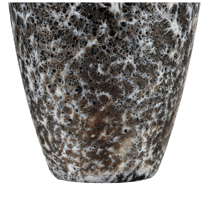 Atlas Lighting Pedraza Large Vase, Marbled Black