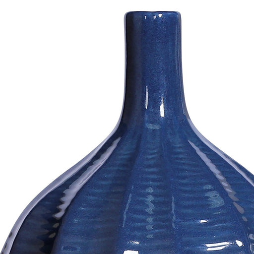 Atlas Lighting Philip Vase Dark Blue