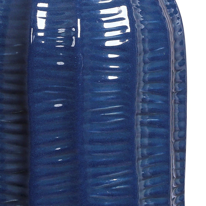 Atlas Lighting Philip Vase Dark Blue