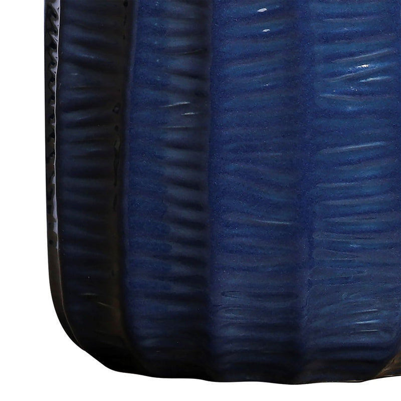 Atlas Lighting Philip Vase Dark Blue