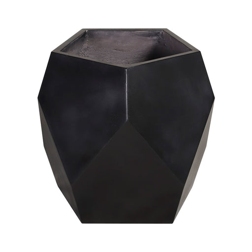 Atlas Lighting Polygon Planter, Black