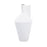 Atlas Lighting Rabel Vase, White