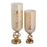 Atlas Lighting Radner Hurricane Set of 2, Gold