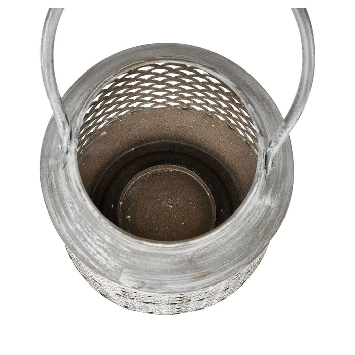 Atlas Lighting Rawmarsh Lantern, Small, Aged Silver