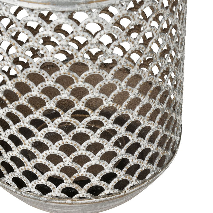 Atlas Lighting Rawmarsh Lantern, Small, Aged Silver