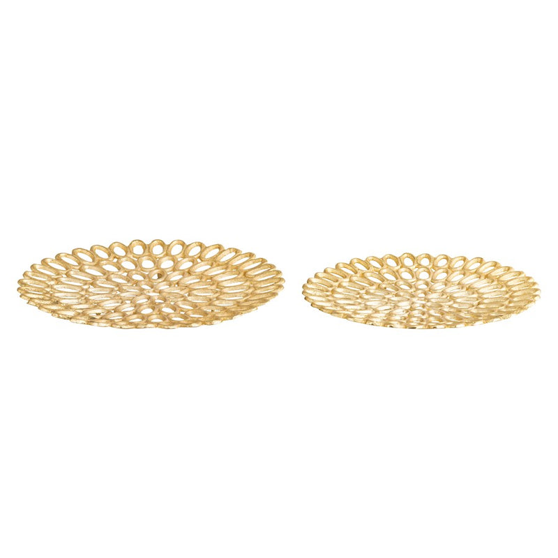 Atlas Lighting Regina Tray Set of 2, Gold