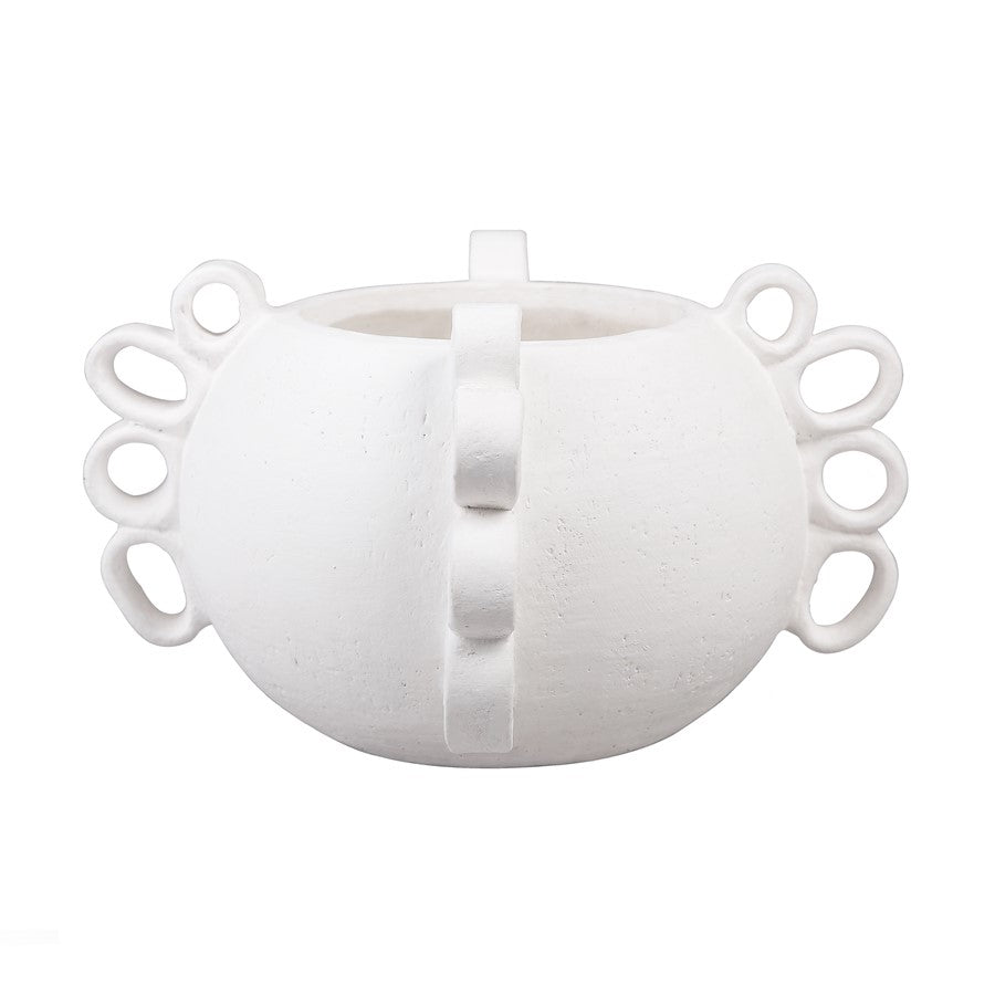 Atlas Lighting Rinko Wide Vase, White - AC11558-01