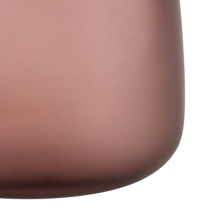 Atlas Lighting Riven Small Vase, Maroon