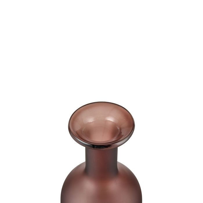 Atlas Lighting Riven Medium Vase, Maroon